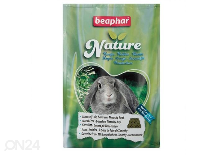 Täissööt Beaphar Nature Rabbit 1250 g suurendatud