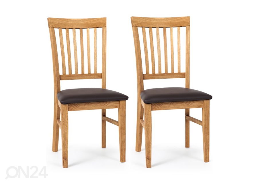 Tammepuidust toolid Ron, 2 tk suurendatud