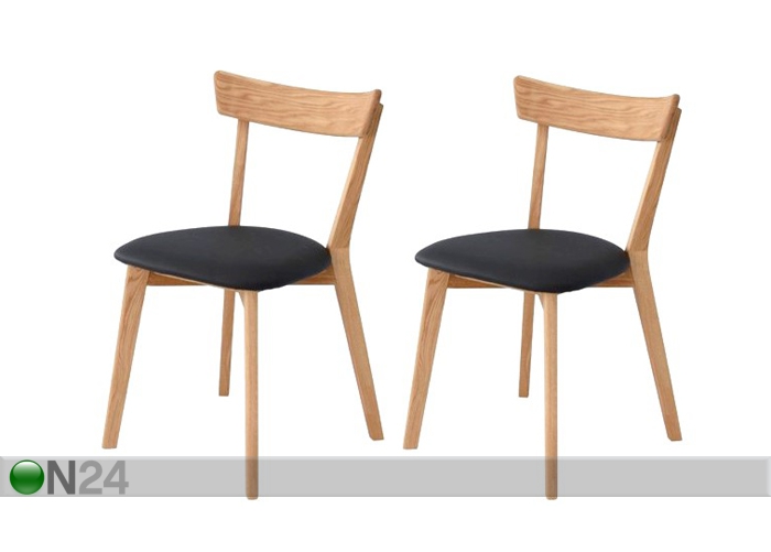Tammepuidust toolid Viola M, 2 tk suurendatud