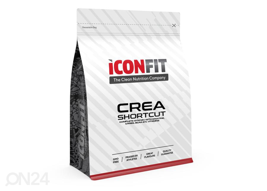 Toidulisand CREA Shortcut Complex Kreatiin, BCAA, Energia 1 kg õuna Iconfit suurendatud