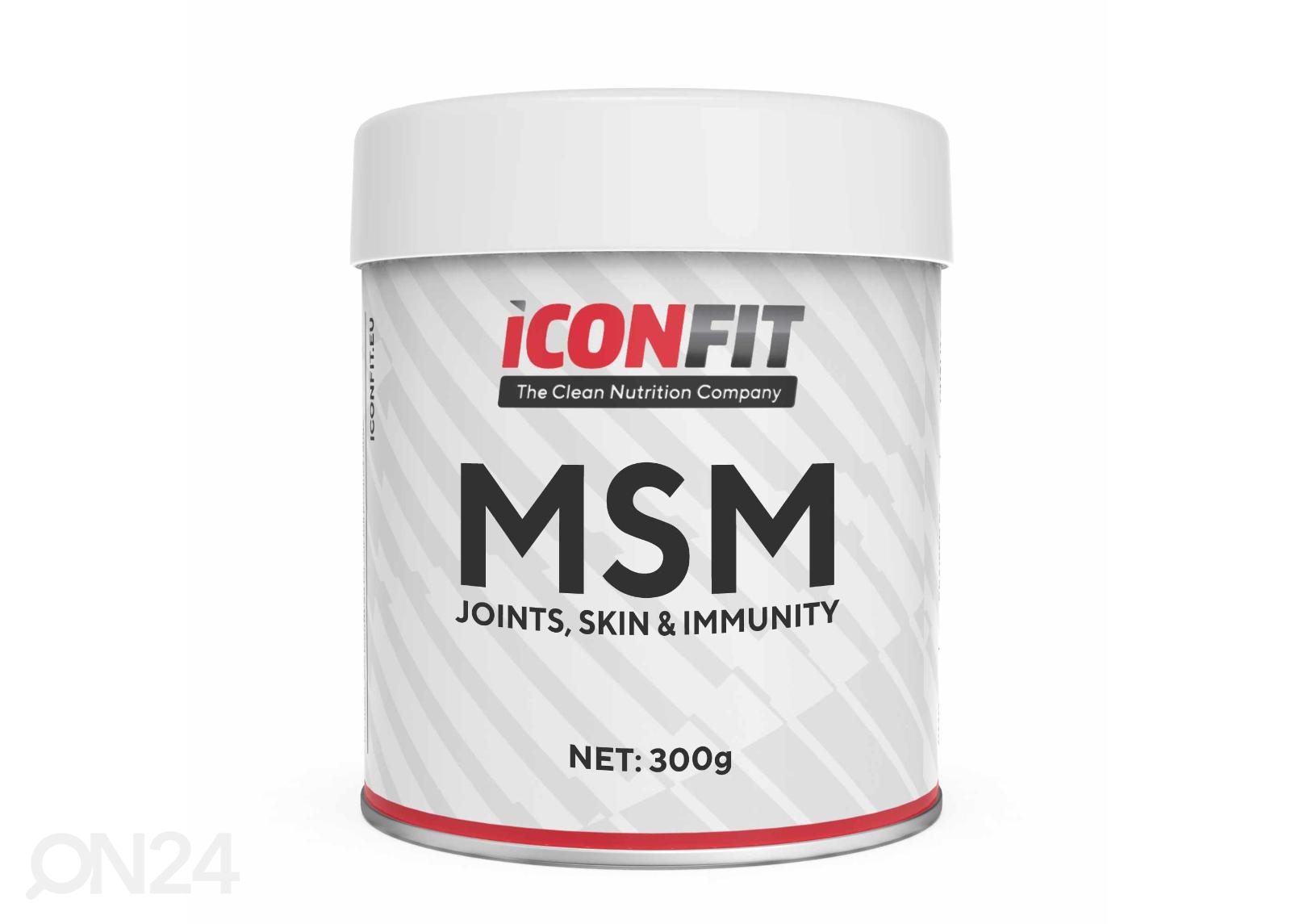 Toidulisand MSM pulber 300 g Iconfit suurendatud
