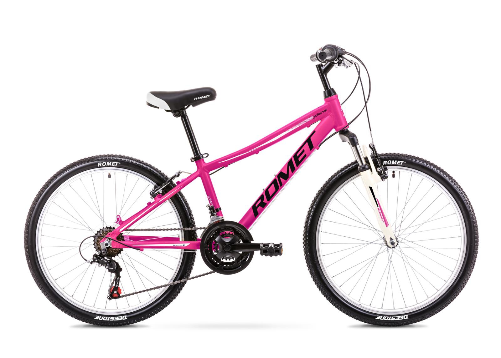 Tüdrukute jalgratas 13 S Rower ROMET JOLENE 24 roosa suurendatud