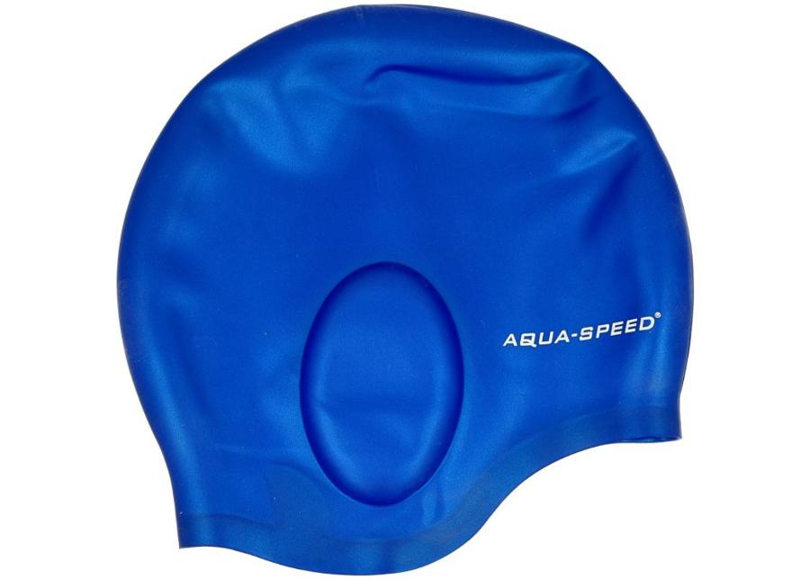 Ujumismüts Aqua-Speed Ear Cap 01 sinine suurendatud