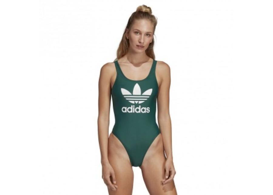 Ujumistrikoo naistele Adidas Originals Trefoil Swimsuit W suurendatud
