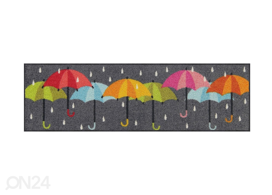 Uksematt Rain Dance 30x100 cm suurendatud