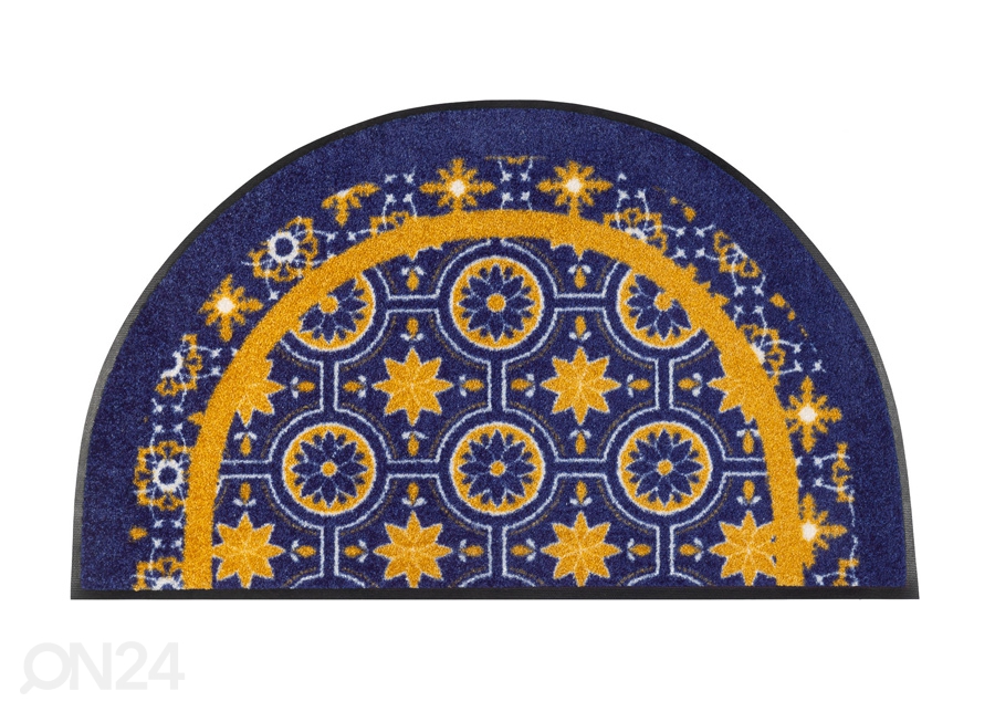 Uksematt Round Azulejo 50x85 cm suurendatud