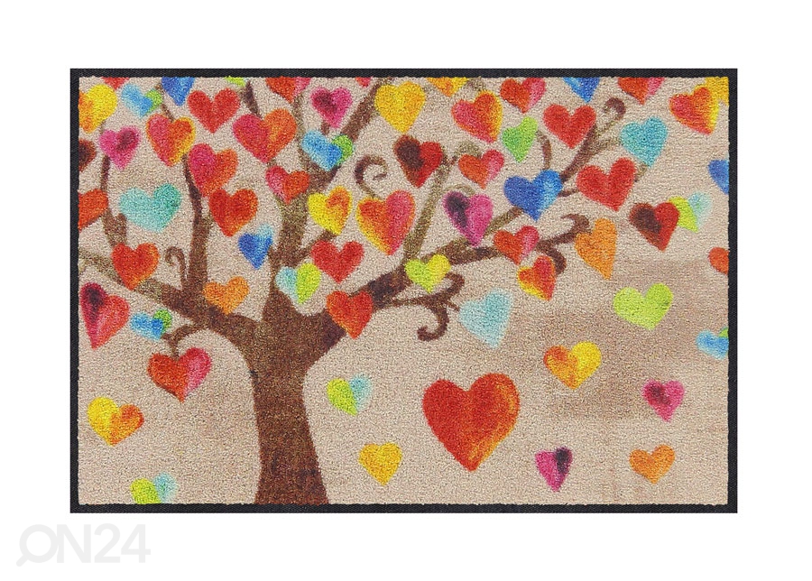 Uksematt Tree of Love 50x75 cm suurendatud