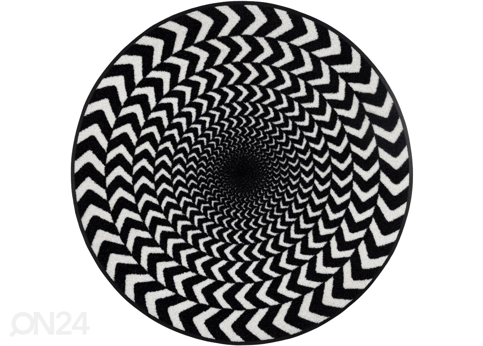 Ümmargune vaip Circle of Illusion Ø 85 cm suurendatud
