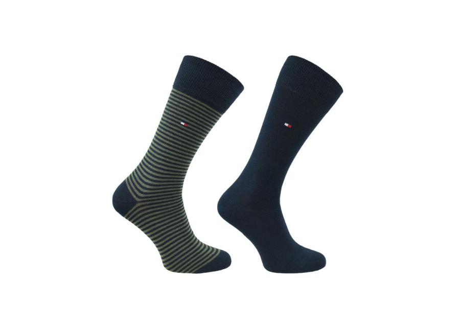 Vabaajasokkide komplekt meestele Tommy Hilfiger 2-pakk Socks M 342029001-150 suurendatud