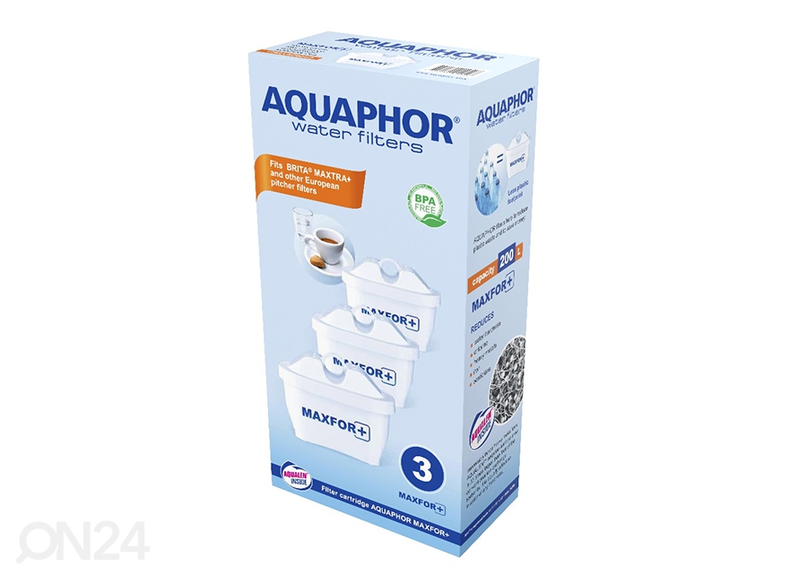 Vahetusfilter Aquaphor Maxfor+, 3 tk suurendatud