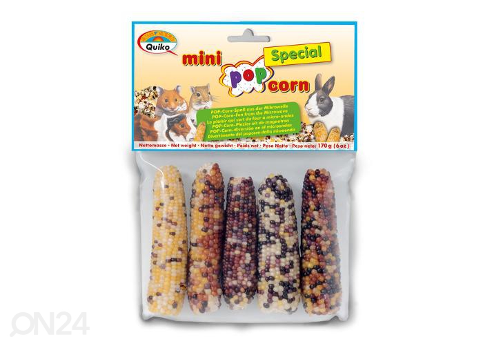 Väikelooma maius mini pop corn special 170g suurendatud