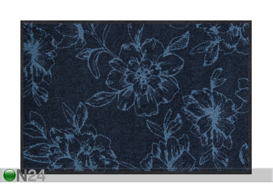 Vaip Flower Dance blue 50x75 cm suurendatud