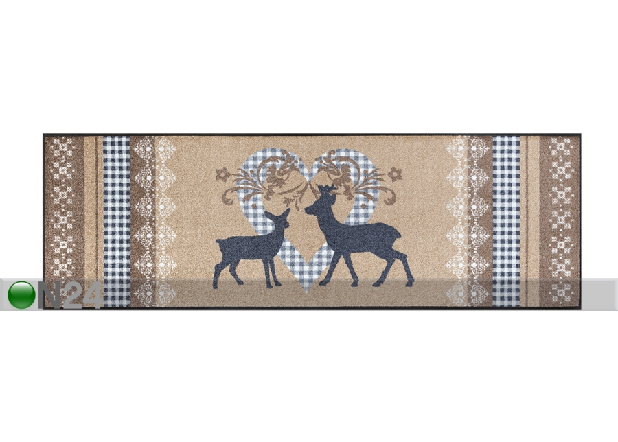 Vaip Lovely Deers 60x180 cm suurendatud