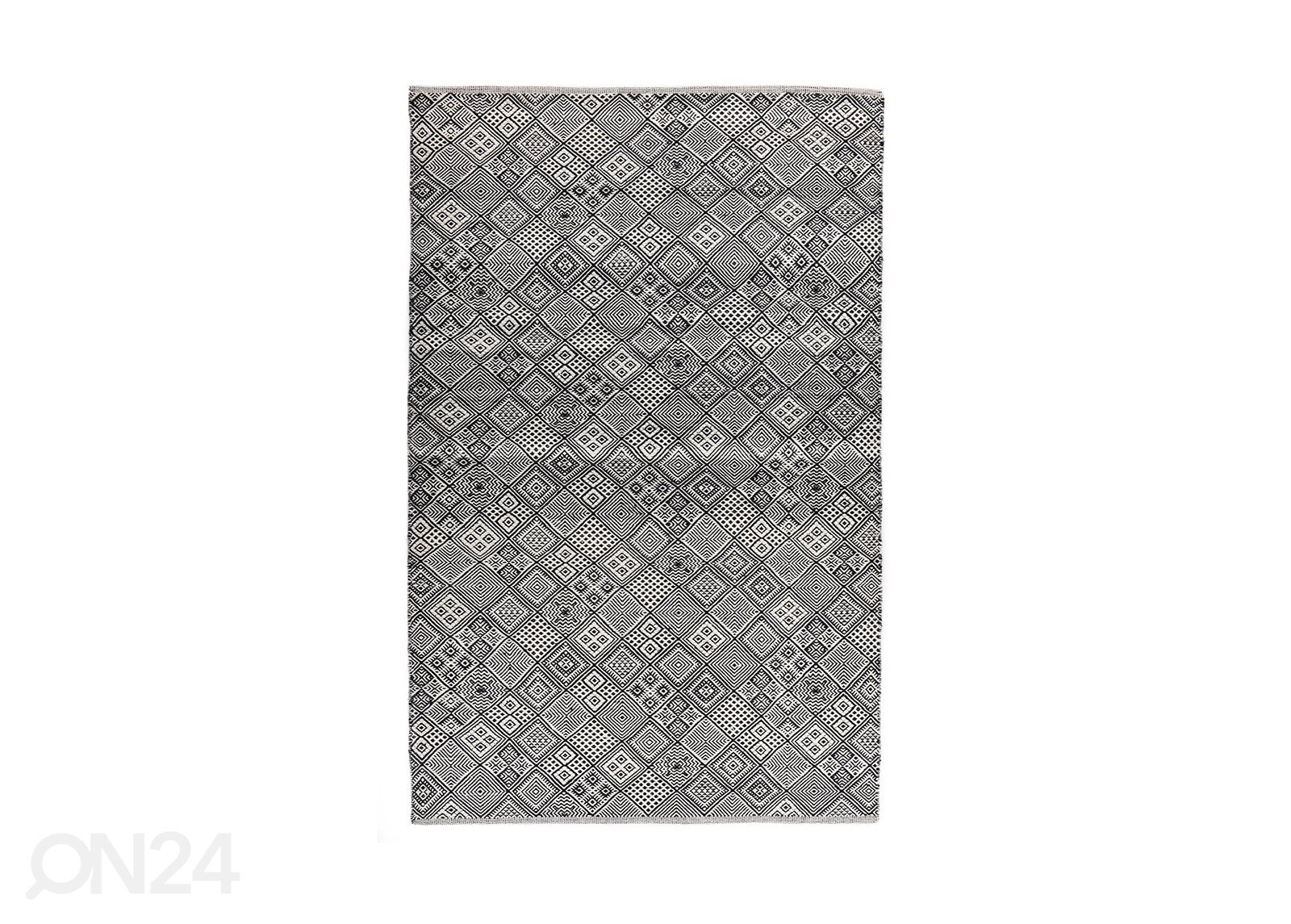 Vaip Molde, 120x180 cm valge/must suurendatud
