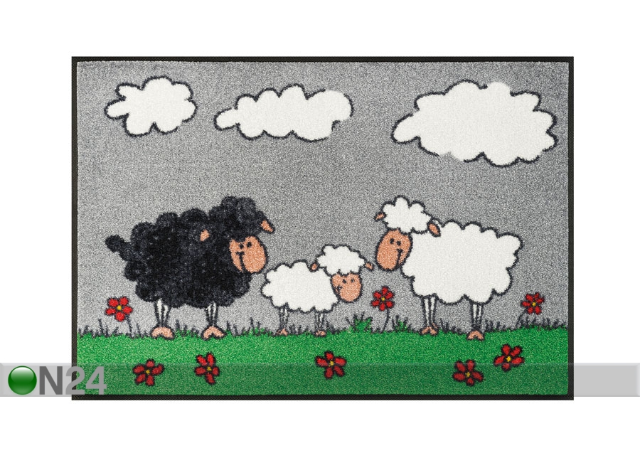 Vaip Sheep Family 50x75 cm suurendatud