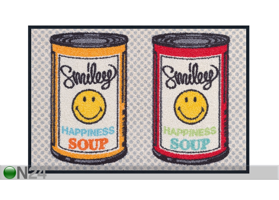 Vaip Smiley Happiness Soup 50x75 cm suurendatud