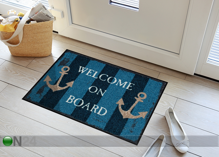 Vaip Welcome on Board 50x75 cm suurendatud