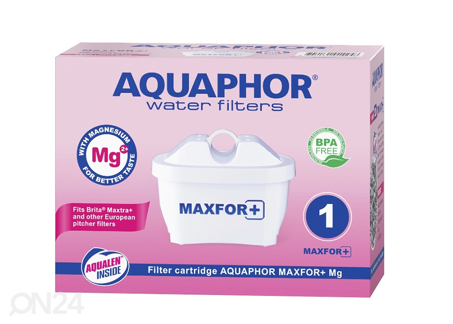 Veefilter Aquaphor MAXFOR+ Mg suurendatud