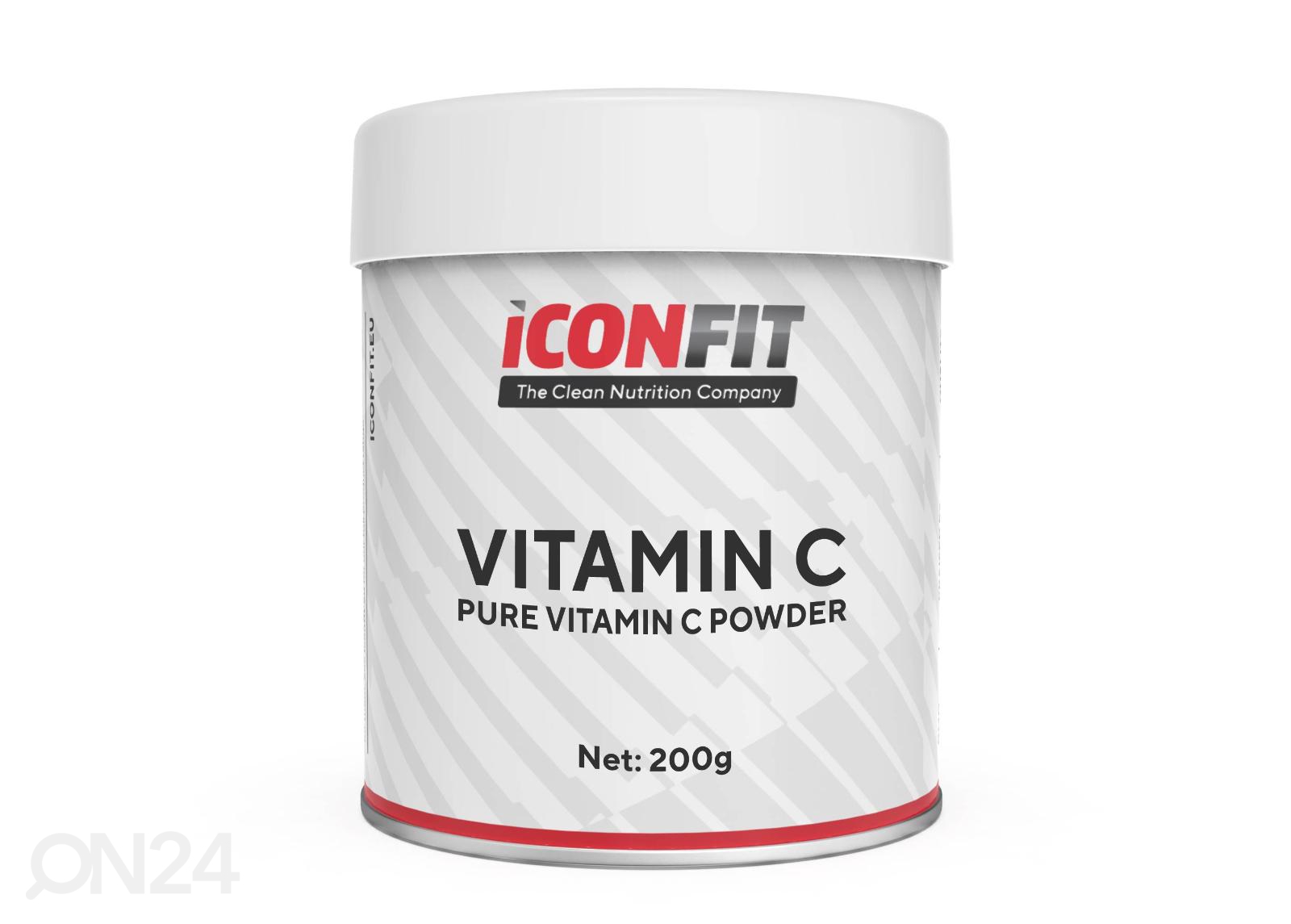 Vitamiin C pulber 200 g Iconfit suurendatud