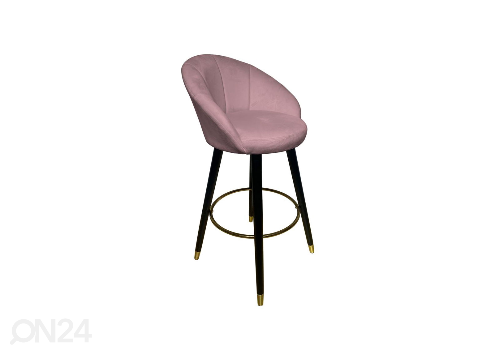Барный стул Glam, розовый/золотистый/чёрный увеличить