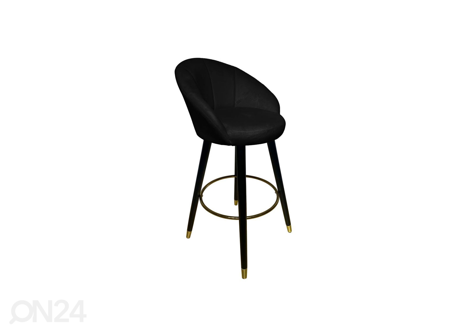 Барный стул Glam, чёрный/золотистый увеличить