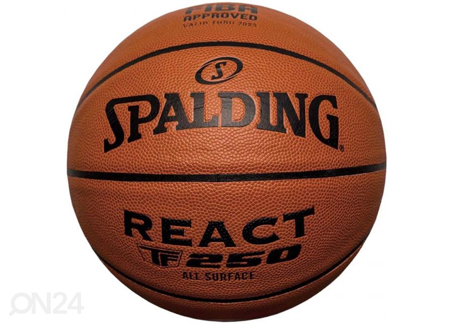 Баскетбольный мяч Spalding React TF-250 Logo Fiba 76967Z увеличить
