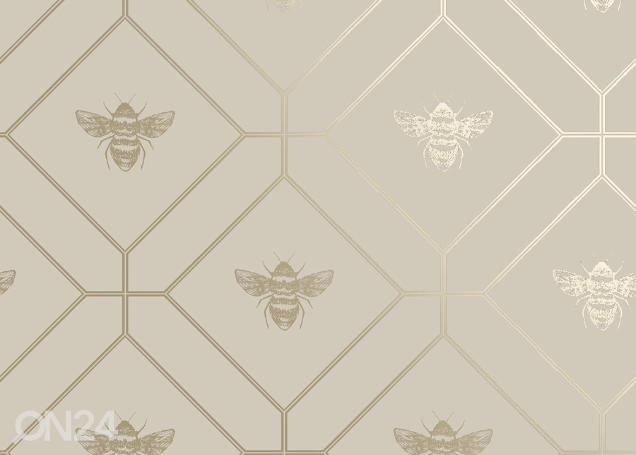 Бумажные обои Honeycomb Bee увеличить