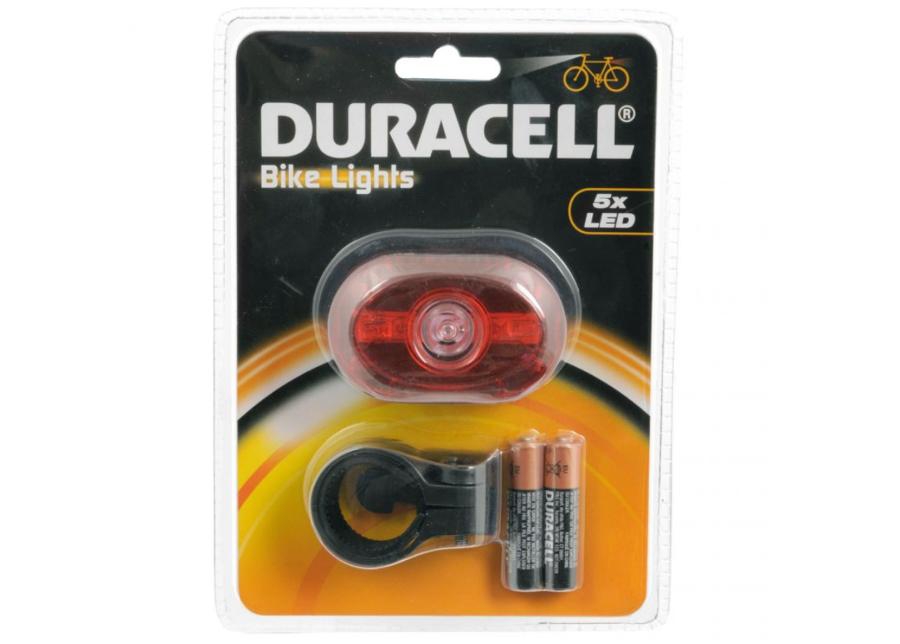Велосипедный задний фонарь Duracell 5 LED увеличить