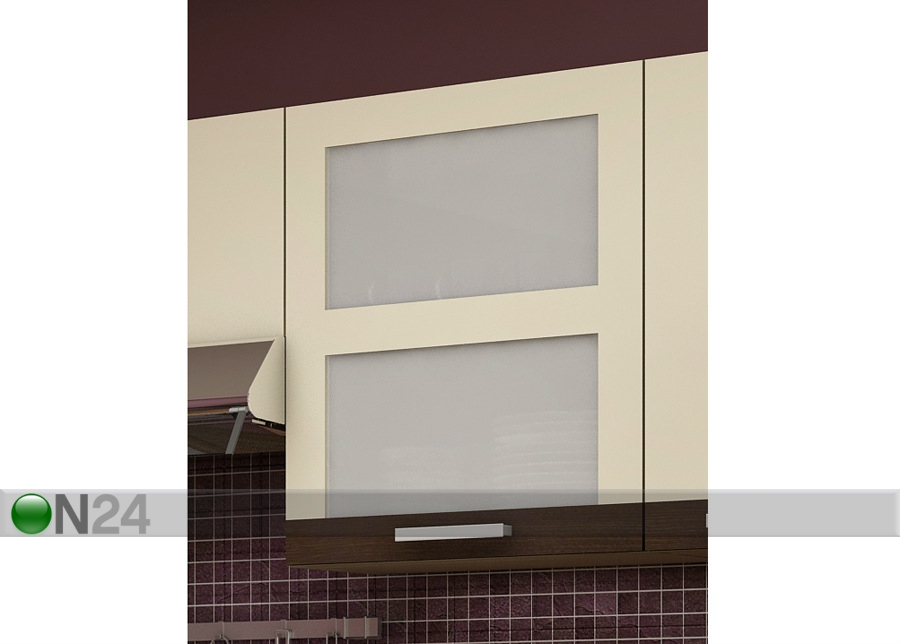 Верхний кухонный шкаф со стеклянной дверью 60 cm увеличить