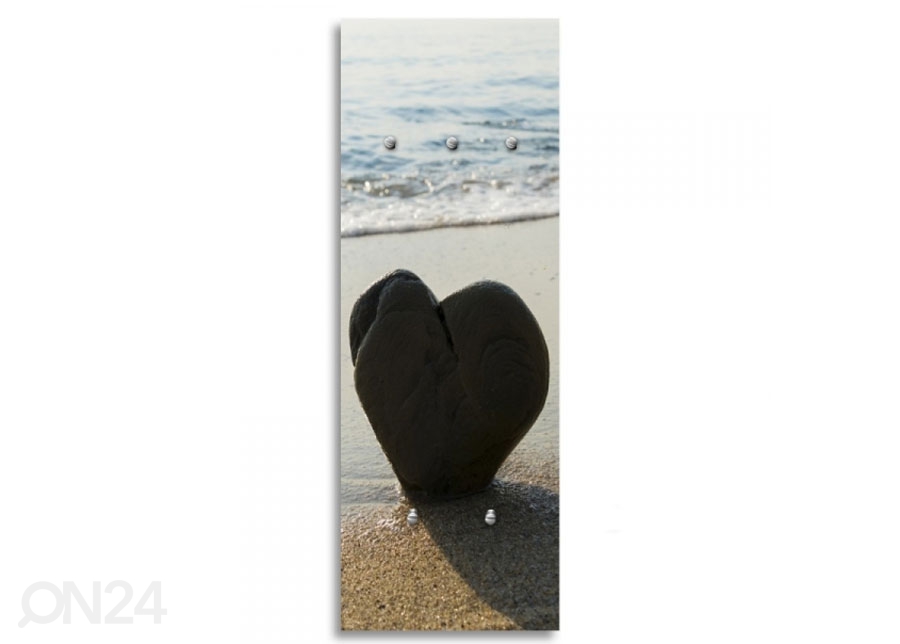 Вешалка настенная Heart on the beach увеличить