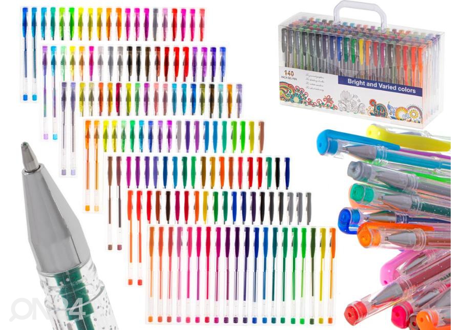 Гелевые цветные ручки 140 шт увеличить