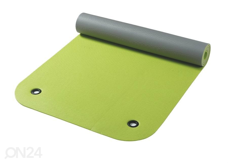 Гимнастический коврик 65x180см зеленый / серый увеличить