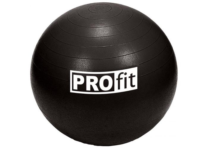 Гимнастический мяч PROFIT 55см чёрный увеличить