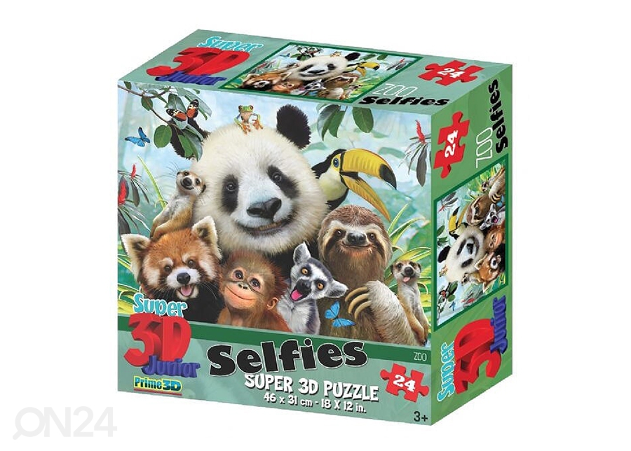 Головоломка 3D Zoo Selfies 48 шт увеличить