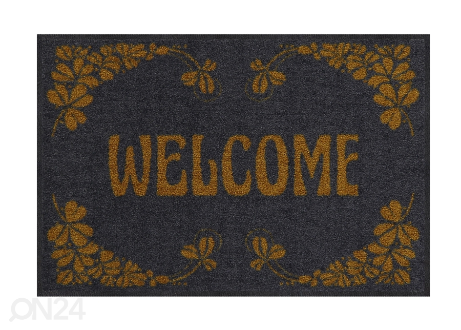 Дверной коврик Welcome Art Deco gold 50x75 см увеличить