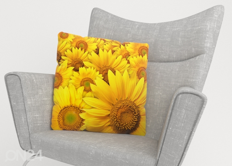 Декоративная наволочка Sunflowers 50x50 см увеличить