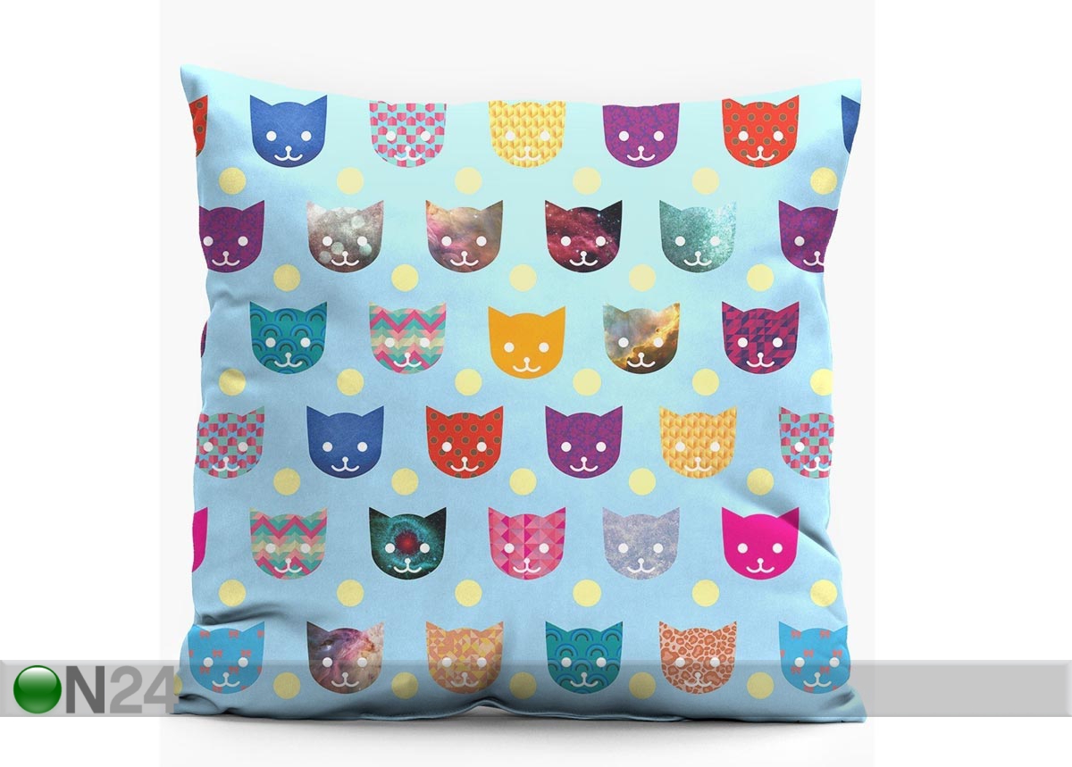 Декоративная подушка Funny Cats 38x38 cm увеличить