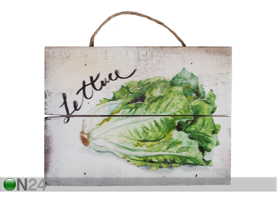 Деревянная картина Lettuce 15x20 cm увеличить