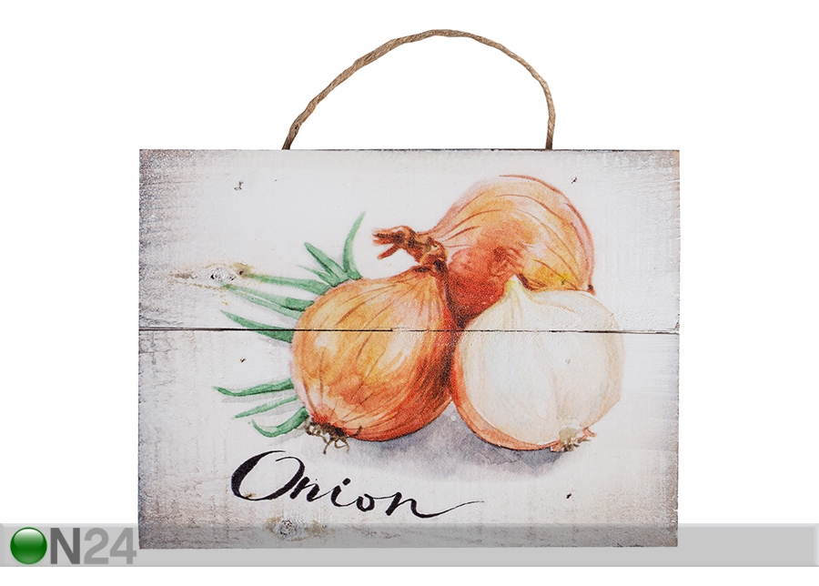 Деревянная картина Onion 15x20 cm увеличить