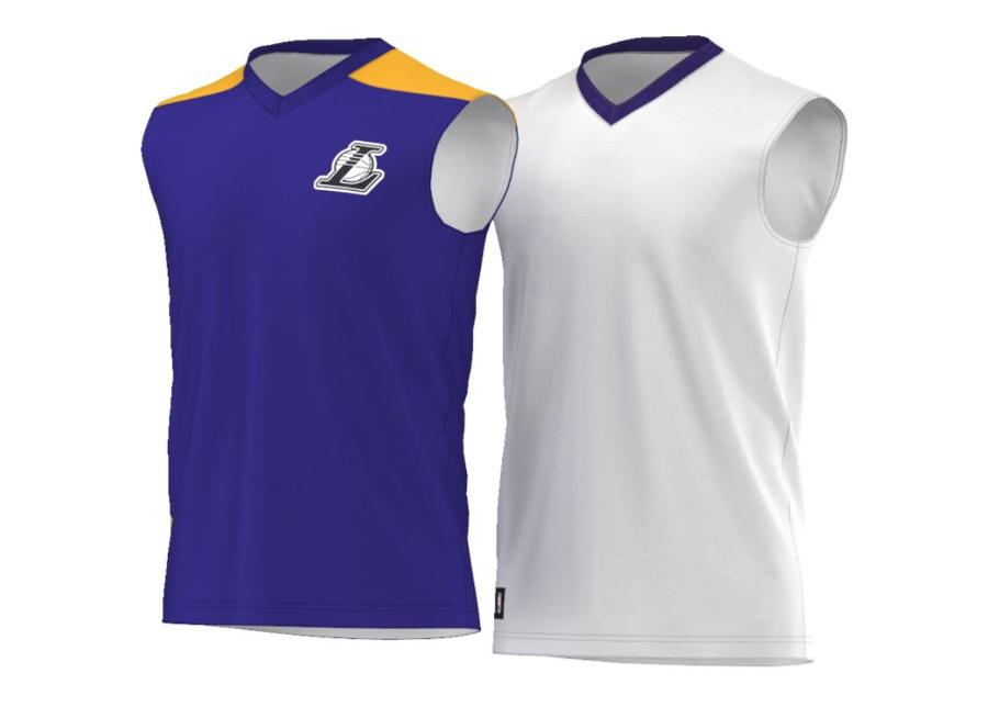 Детская двухсторонняя баскетбольная футболка adidas Los Angeles Lakers Y Summer Run Junior AO2167 увеличить