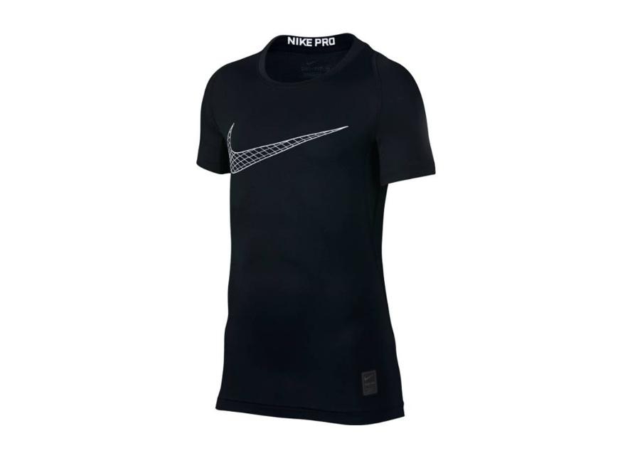 Детская компрессионная футболка Nike JR Compression SS T-shirt Jr 858233-011 увеличить