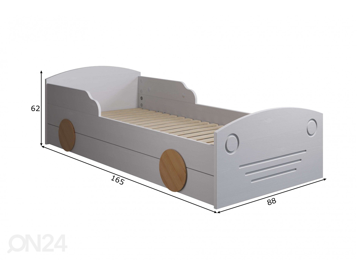 Детская кровать Auto 80x160 cm увеличить размеры