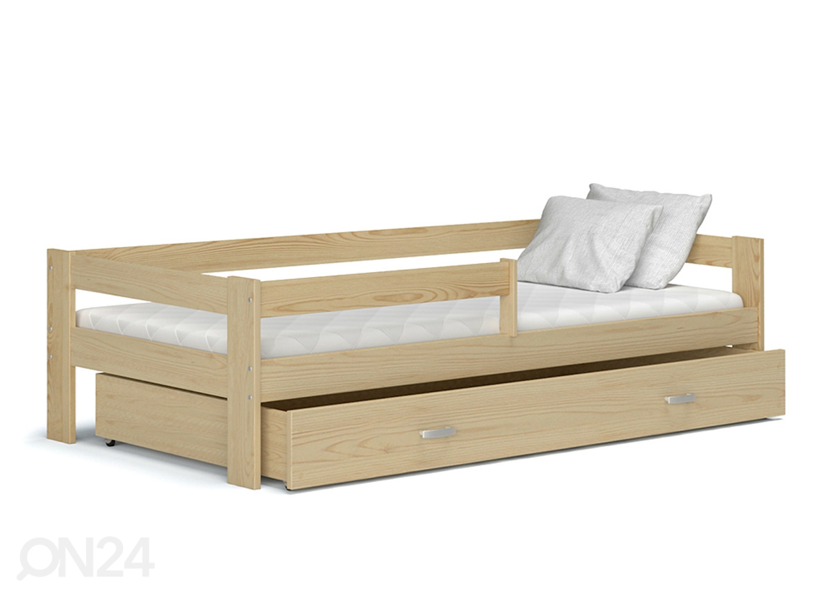 Детская кровать с ящиком 80x190 cm увеличить