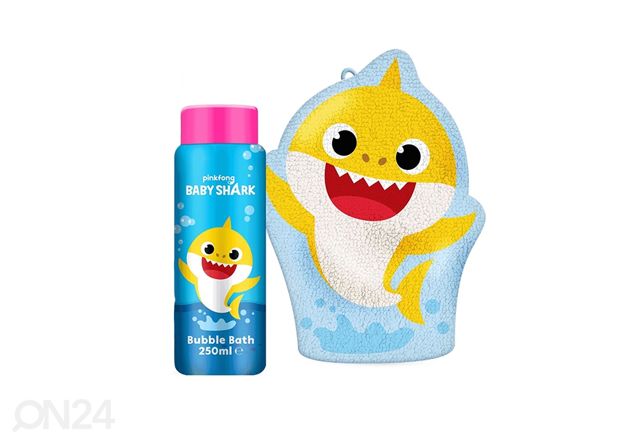 Детская пена для ванны и мочалка Pinkfong Baby Shark увеличить