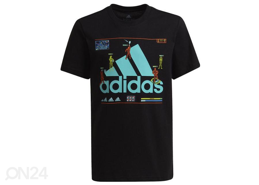 Детская повседневная рубашка Adidas Gaming Graphic Tee Jr HA4059 увеличить
