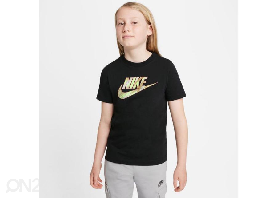 Детская повседневная рубашка Nike Sportswear Jr DJ6618 010 увеличить