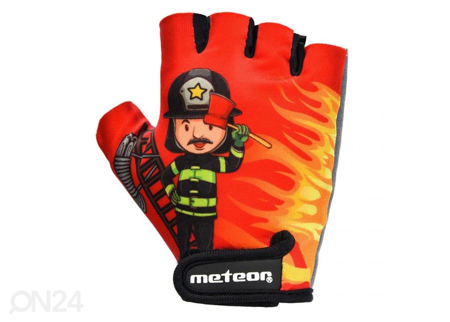 Детские велосипедные перчатки Meteor Firefighter увеличить