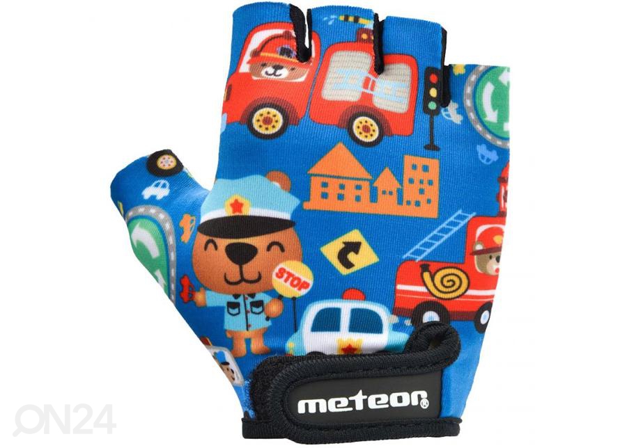 Детские велосипедные перчатки Meteor Safe City Junior увеличить