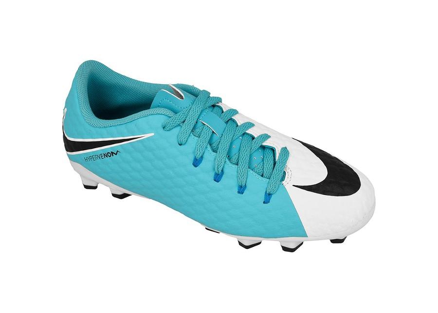 Детские футбольные бутсы Nike Hypervenom Phelon III FG Jr 852595-104 увеличить