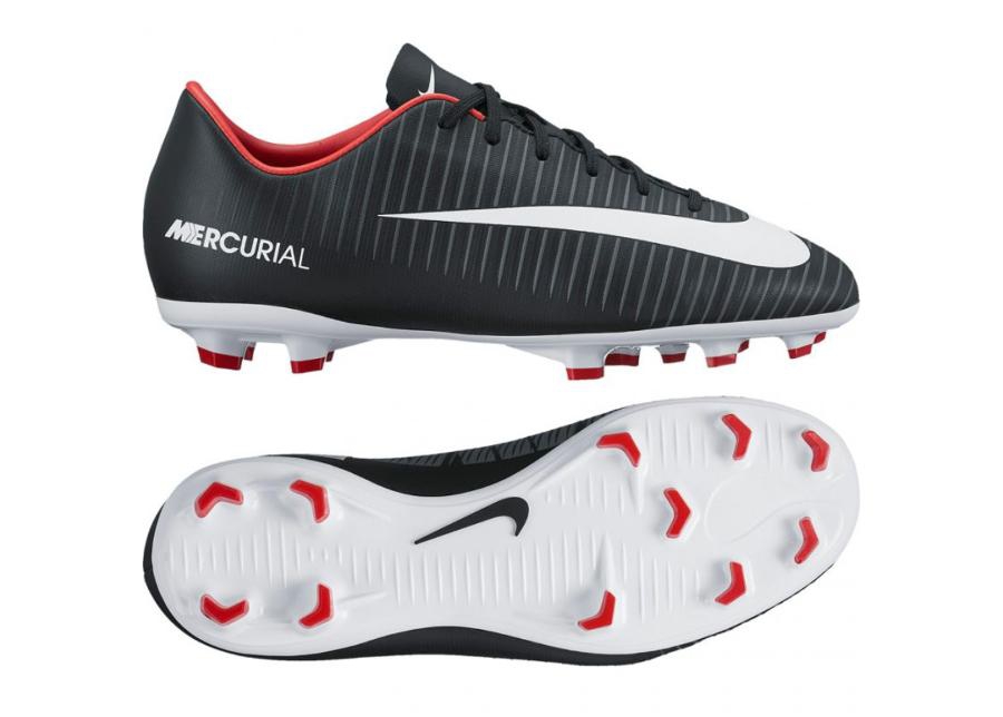 Детские футбольные бутсы Nike Mercurial VAPOR XI FG Jr 831945-002 увеличить
